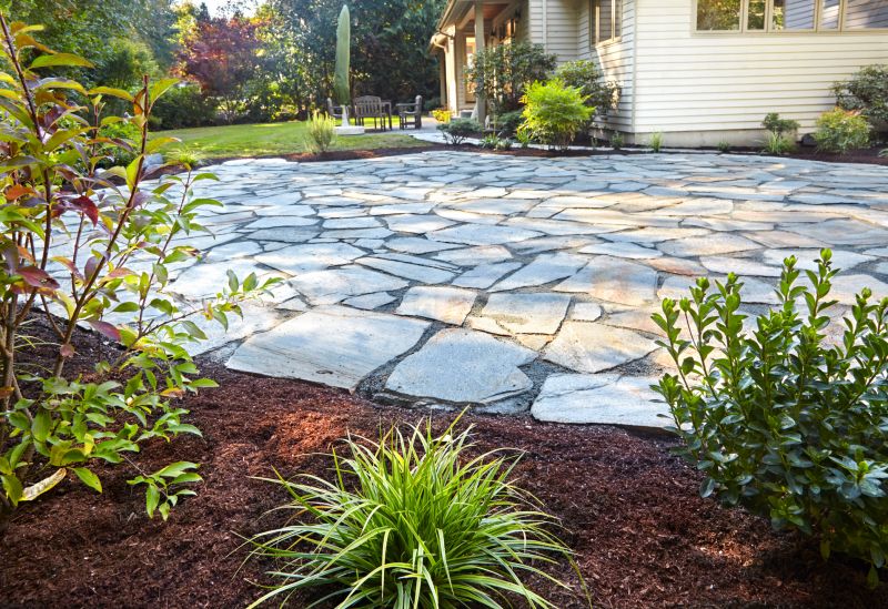 Flagstone Patio Setup